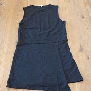 LEALLO Size S Sleeveless Navy Dress.